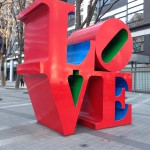 LOVE statue in Tokyo